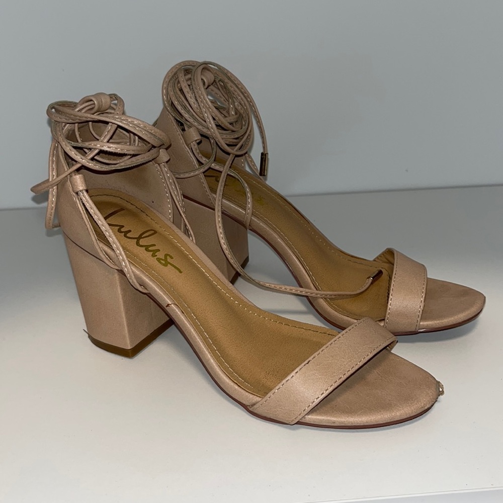 lulus tie up heels